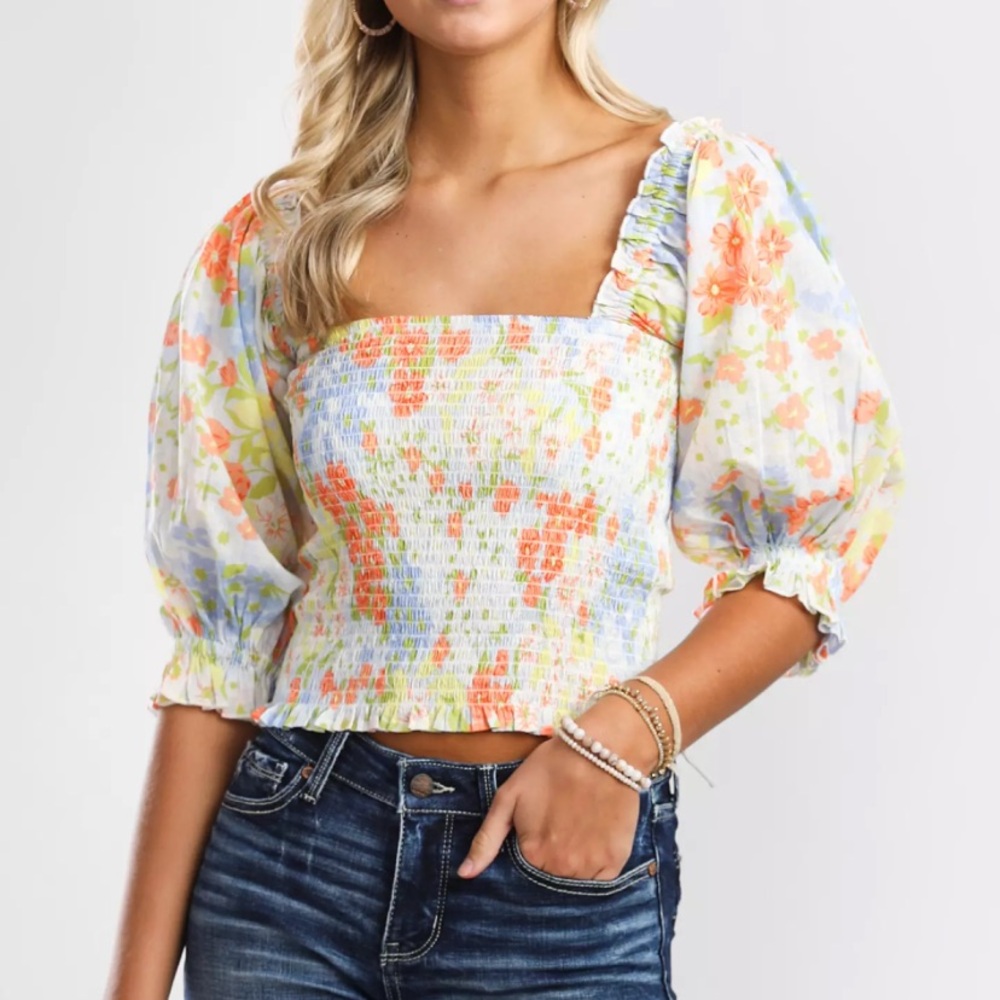 Billabong Puff Sleeve Top